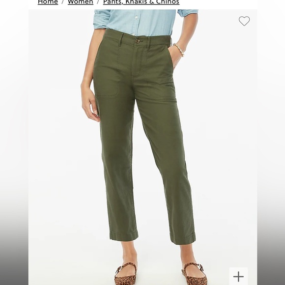 JCrew Cotton Camp Pant - Picture 7 of 8